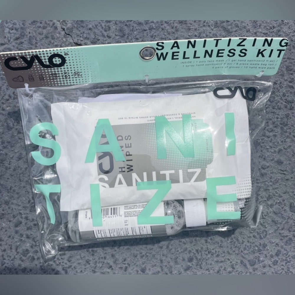 Cylo Sanitizing Wellness Kit - White and Green